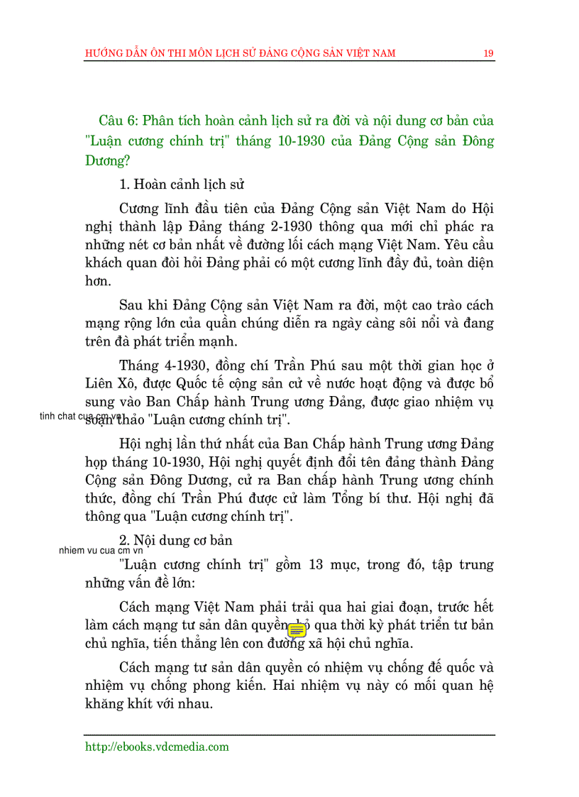 image for page Huong dan on thi monLich su dang CSVN 970