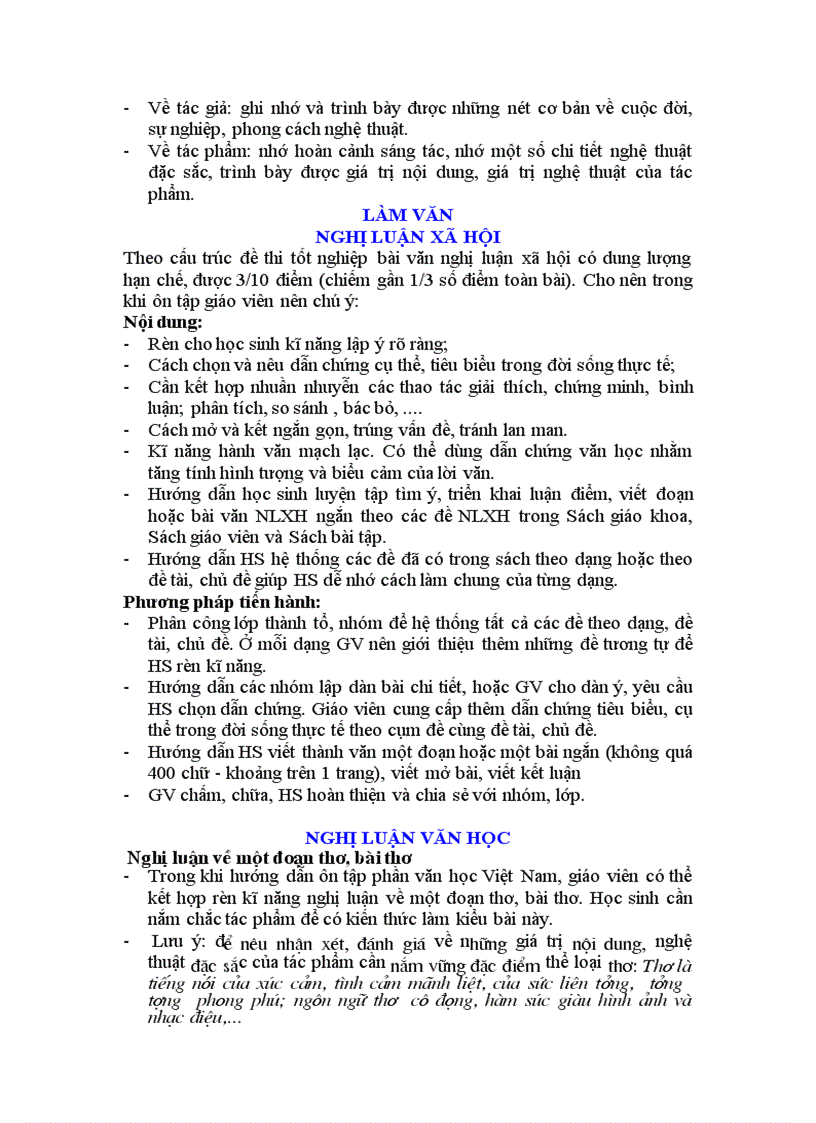 image for page Hướng dẫn ôn thi TNTHPT môn Ngữ Văn