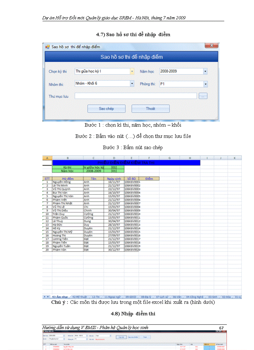 image for page Hướng dẫn phân hệ quản lí học sinh