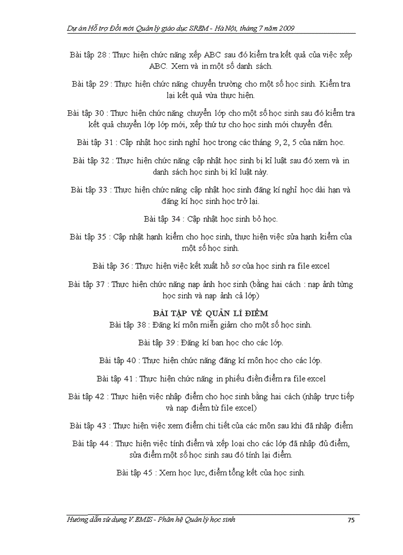 image for page Hướng dẫn phân hệ quản lí học sinh