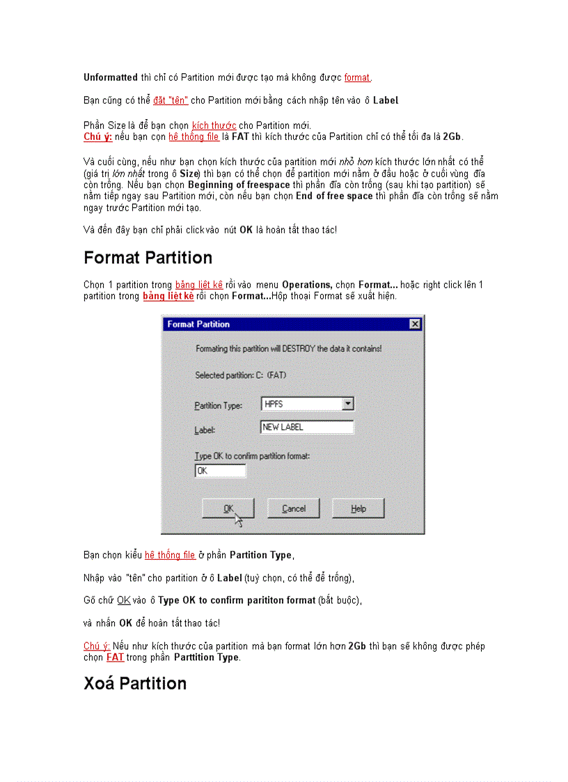 image for page Hướng dẫn phân vùng