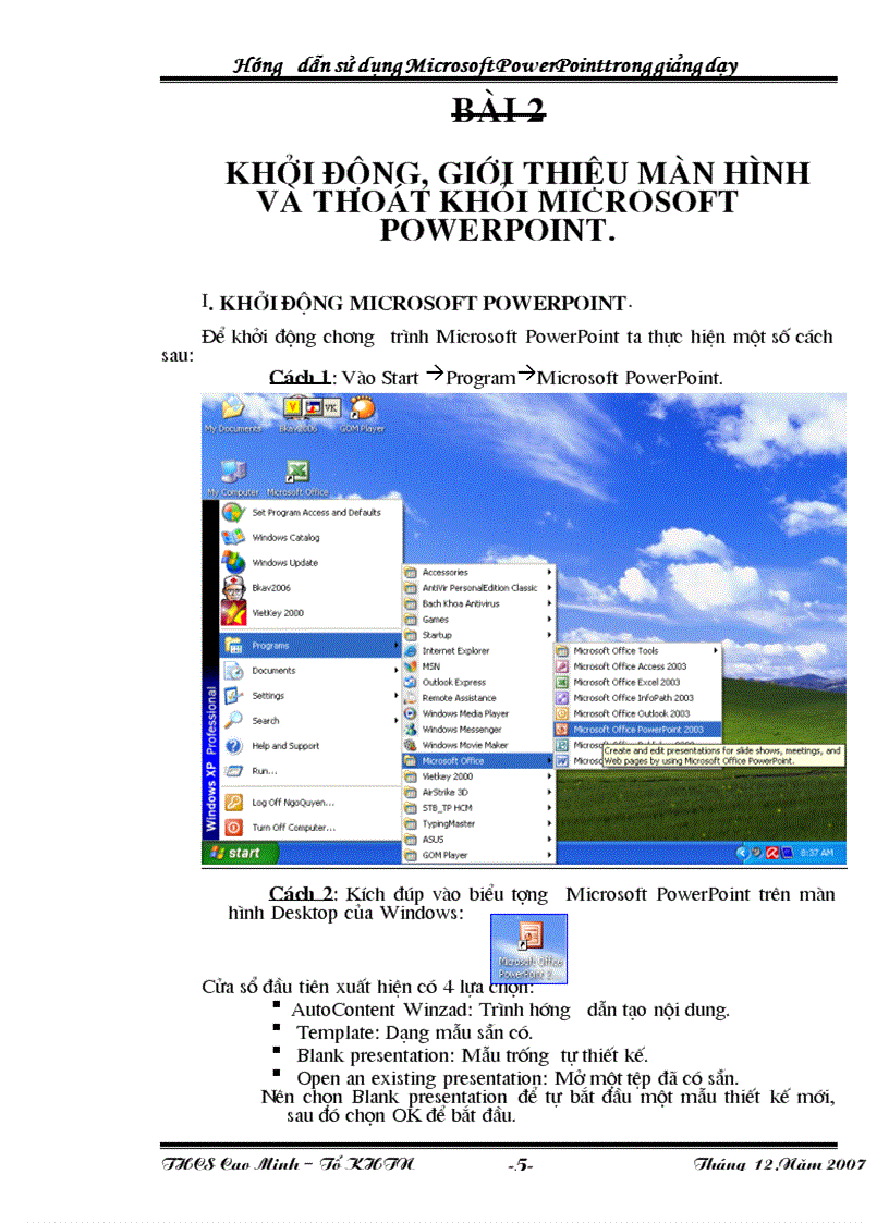 image for page Hướng dẫn soạn giáo án điện tử bằng Microsoft PowerPoint