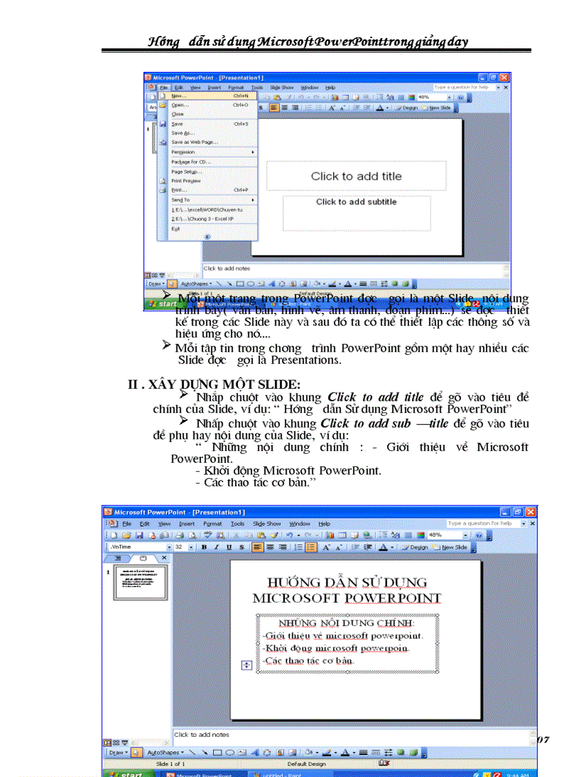 image for page Hướng dẫn soạn giáo án điện tử bằng Microsoft PowerPoint