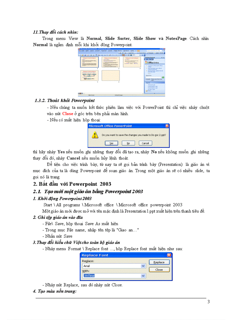 image for page Hướng dẫn soạn Power point 2003