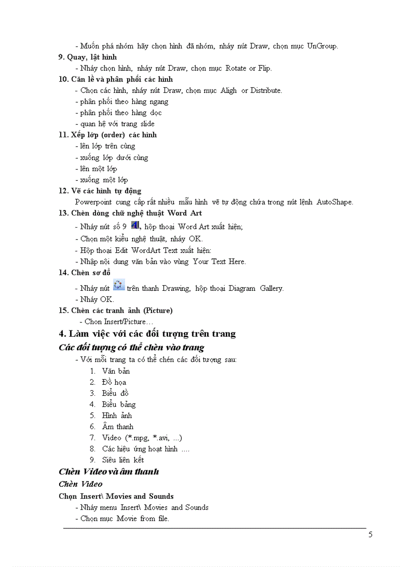 Hướng dẫn soạn Power point 2003