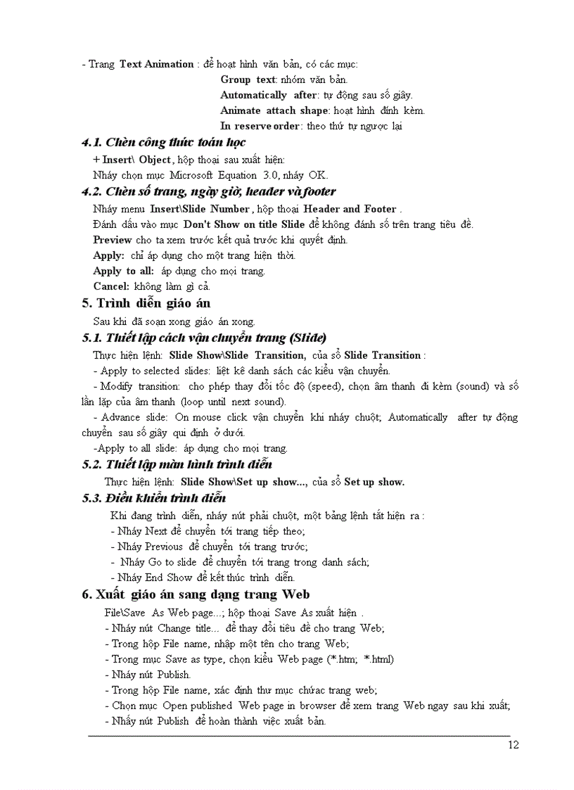 image for page Hướng dẫn soạn Power point 2003