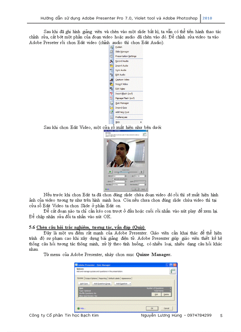 image for page Huong dan su dung Adobe Presenter 2