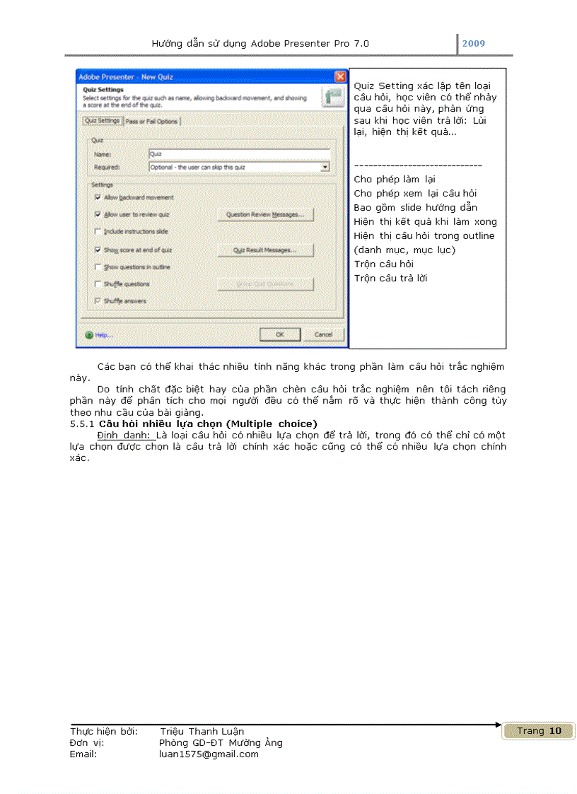 image for page Huong dan su dung Adobe Presenter ban cap nhat