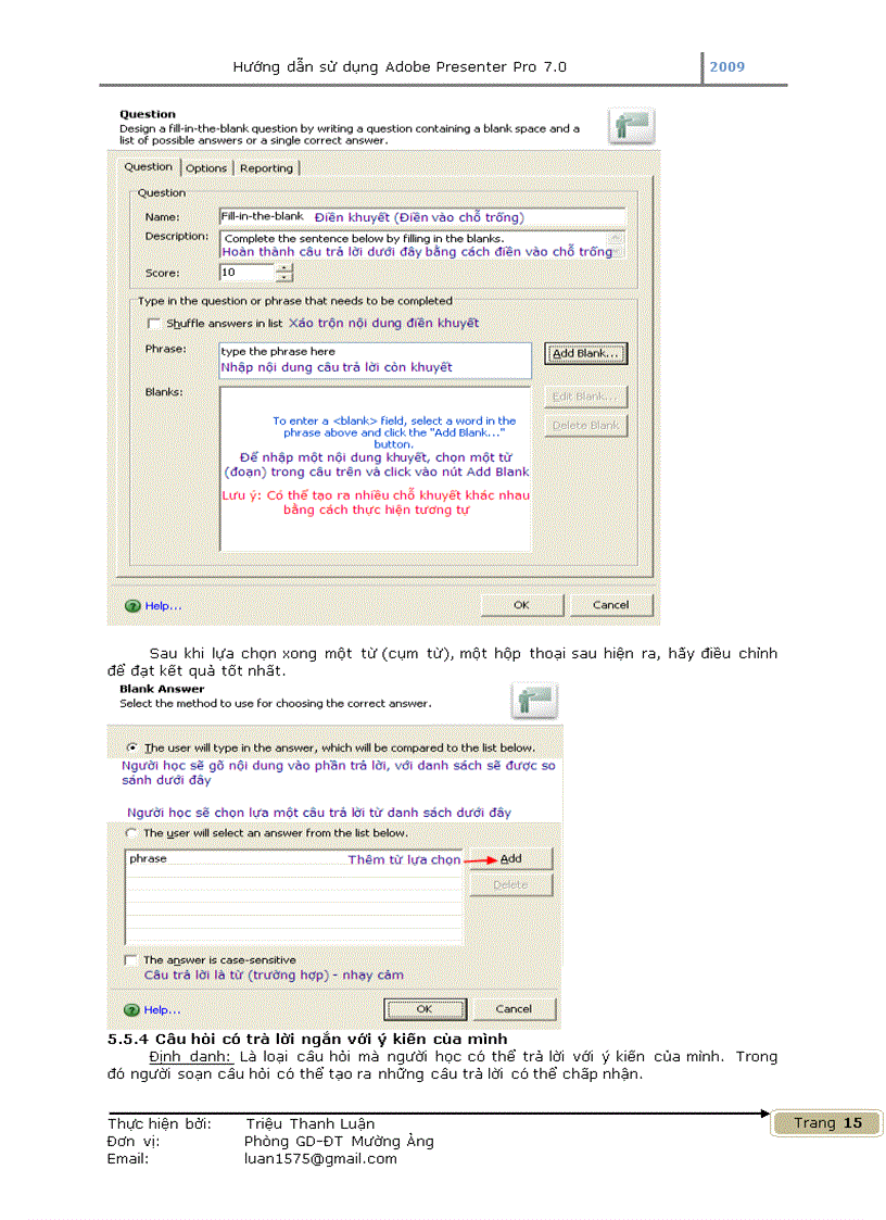 image for page Huong dan su dung Adobe Presenter ban cap nhat