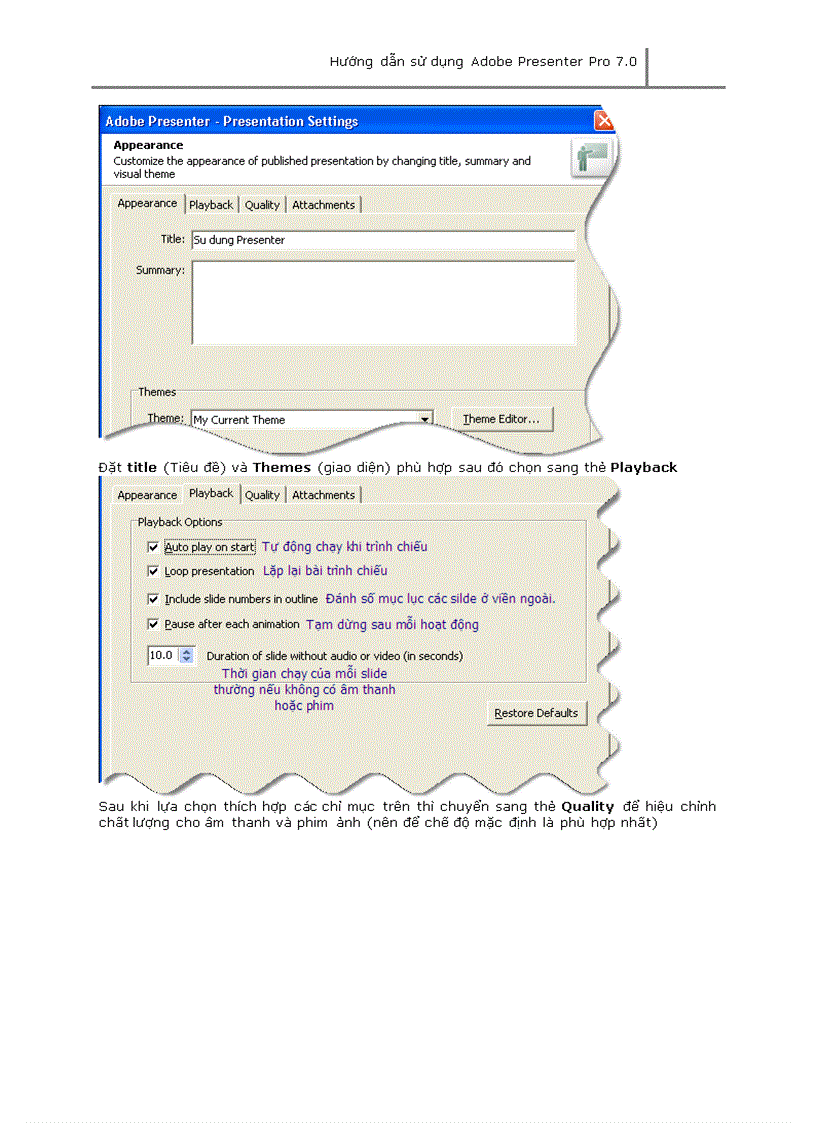 image for page Hướng dẫn sử dụng Adobe Presenter Pro 7 0