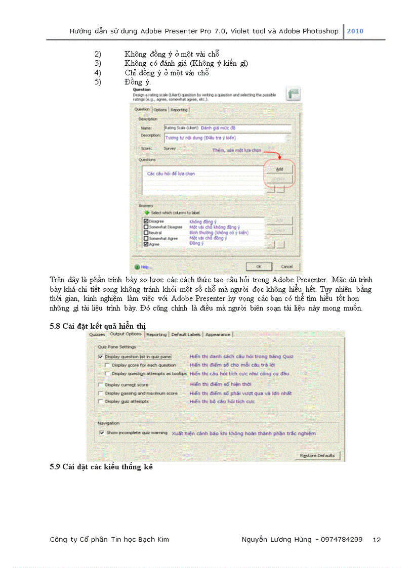 image for page Huong dan su dung Adobe Presenter