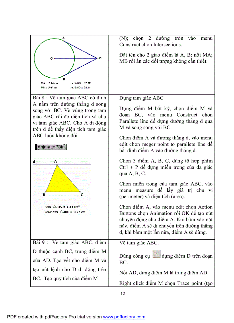 image for page Hướng dẫn sử dụng Geommet