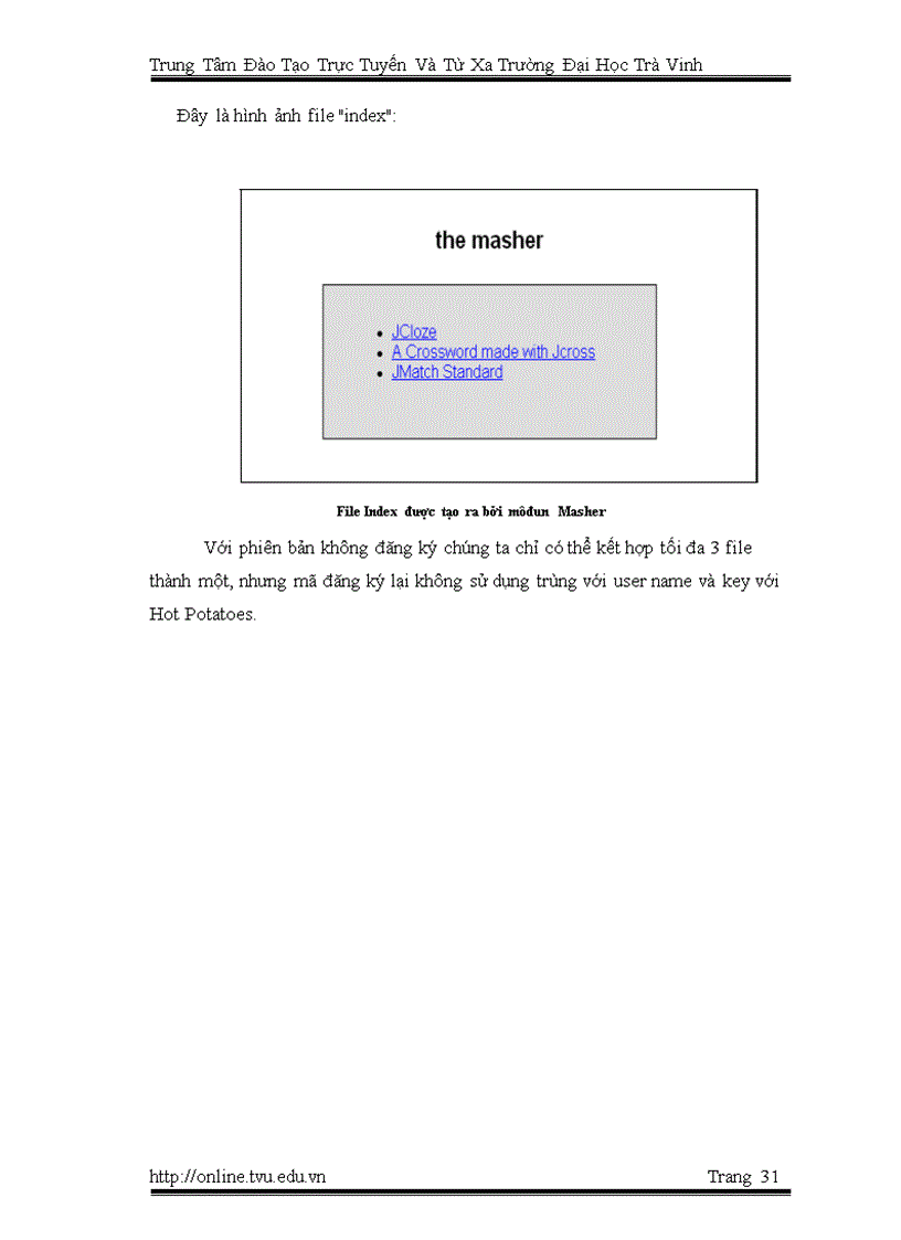 image for page Hướng dẩn sử dụng Hot Potatoes