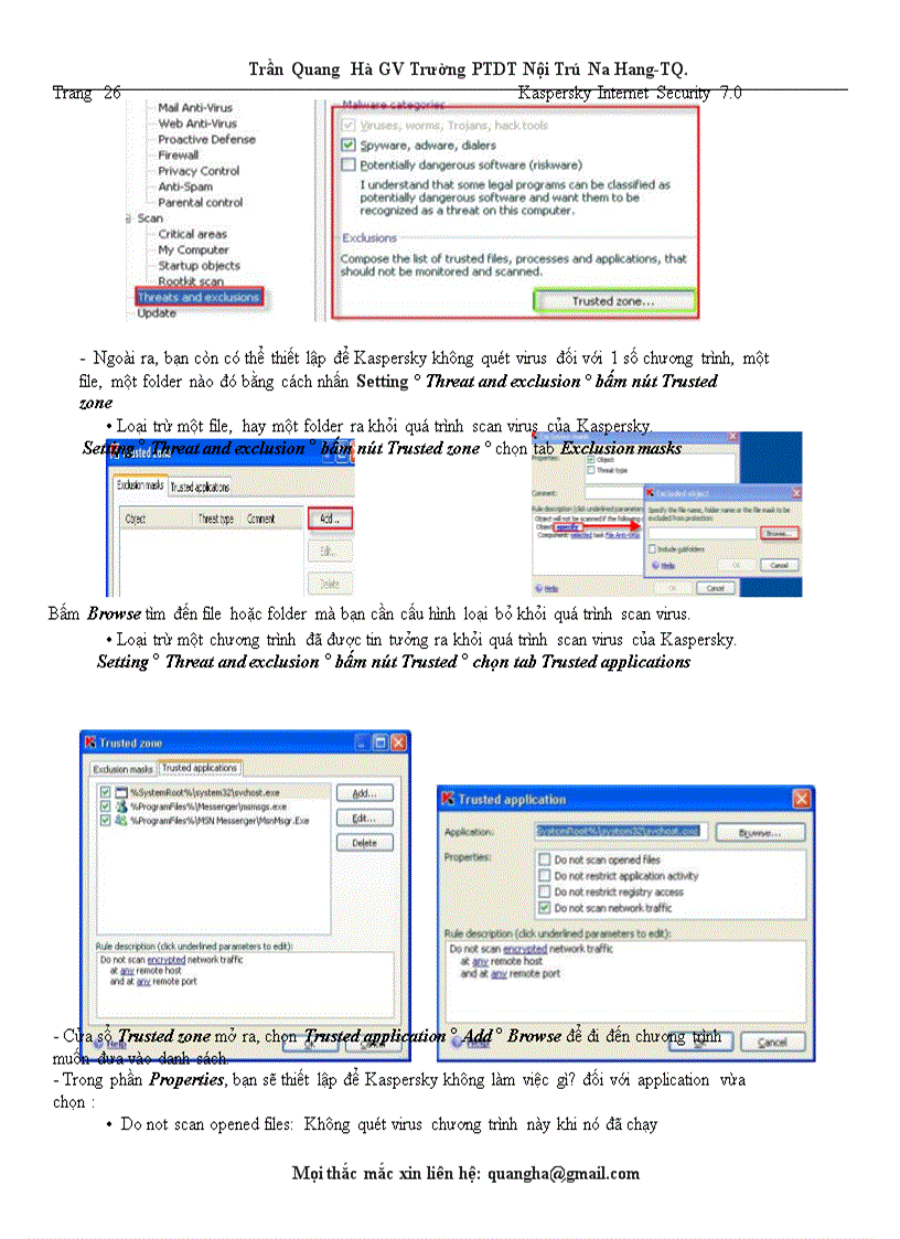 image for page Hướng dẫn sử dụng Kapersky 7