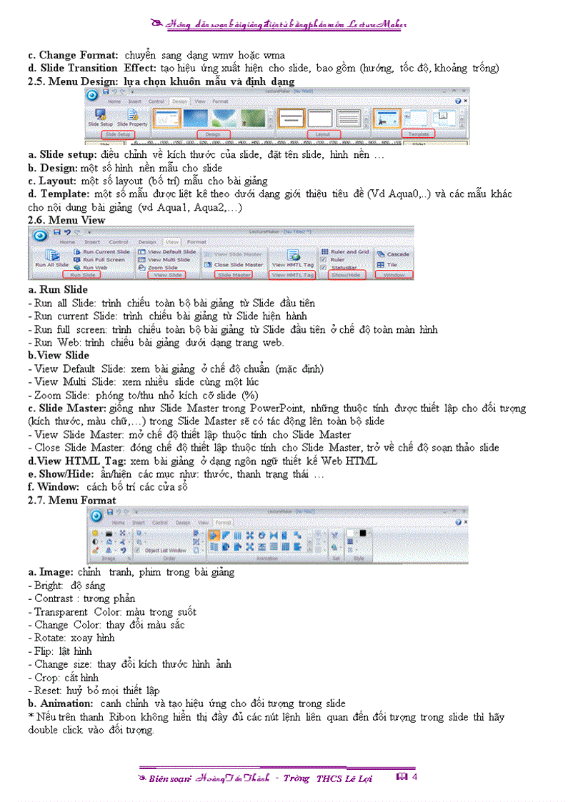 image for page Huong dan su dung Lecture MAKER 2 0