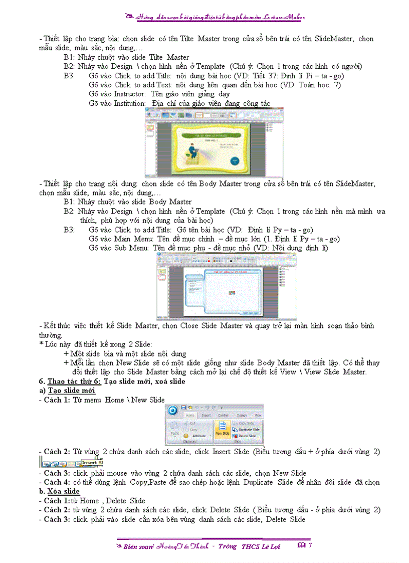 image for page Huong dan su dung Lecture MAKER 2 0