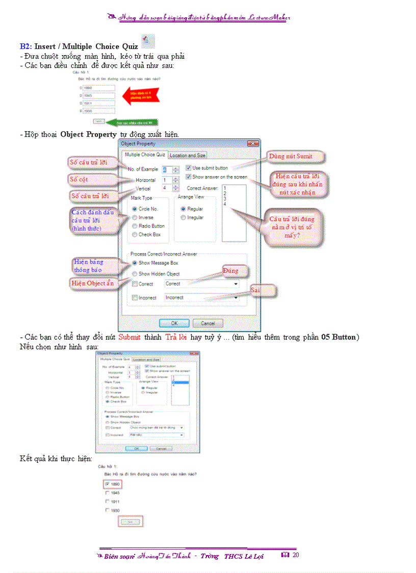 image for page Huong dan su dung Lecture MAKER 2 0