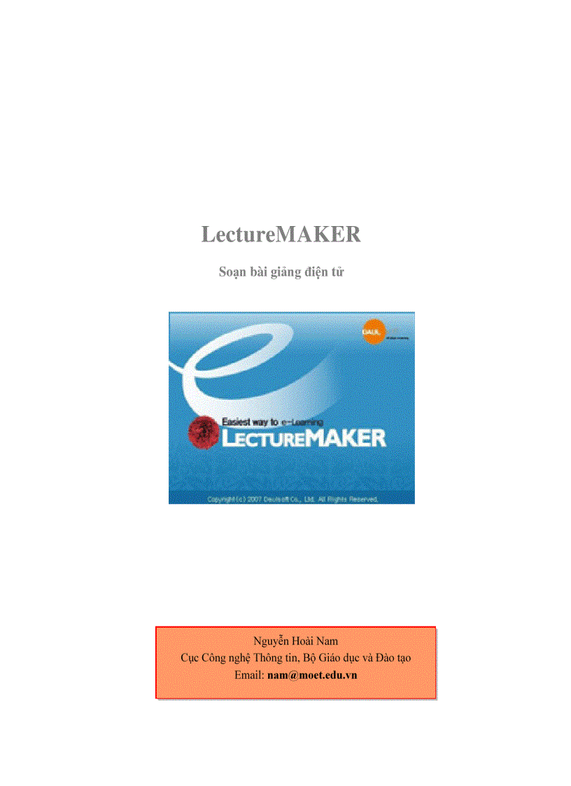 image for page Huong dan su dung LectureMaker chuan