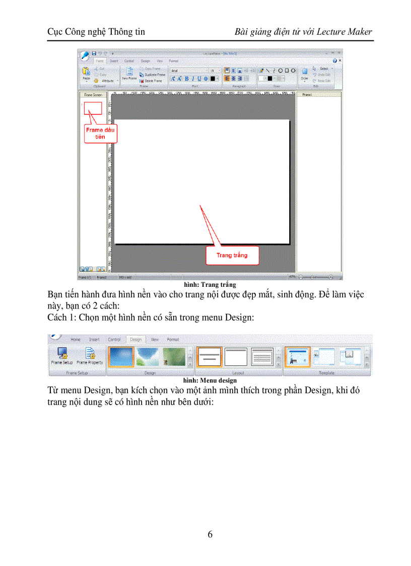 image for page Huong dan su dung LectureMaker chuan