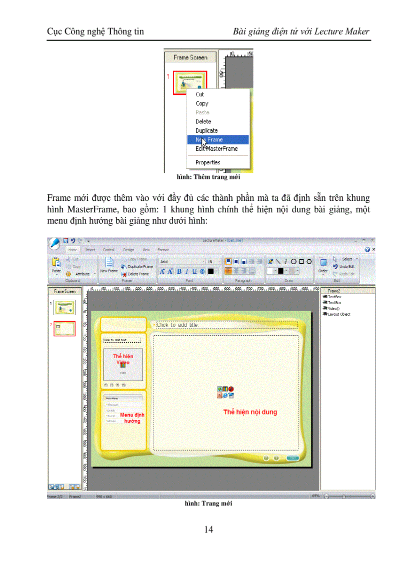 image for page Huong dan su dung LectureMaker chuan