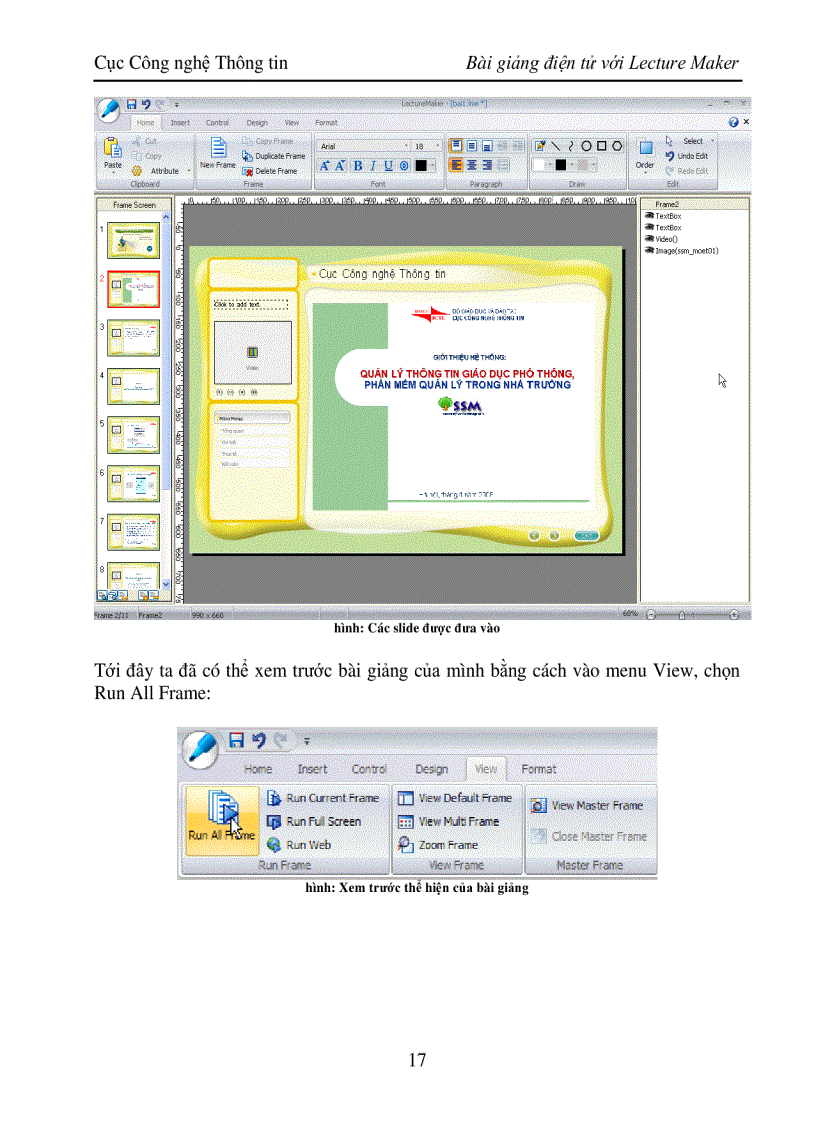image for page Huong dan su dung LectureMaker chuan