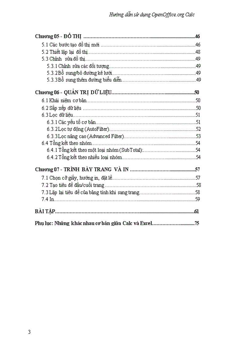 image for page Hướng dẫn sử dụng OpenOffice Calc