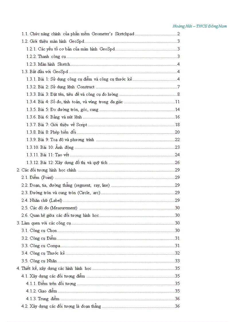 image for page Hướng dẫn sử dụng phần mềm Geometers Sketchpad