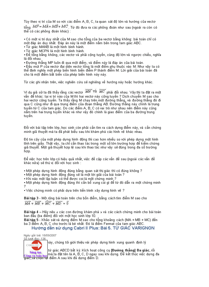 image for page Hướng dẫn sử dụng phần mềm hình học Carbi