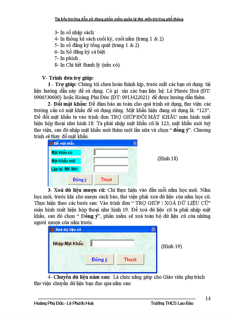 image for page Huong dan su dung phan mem QLTV