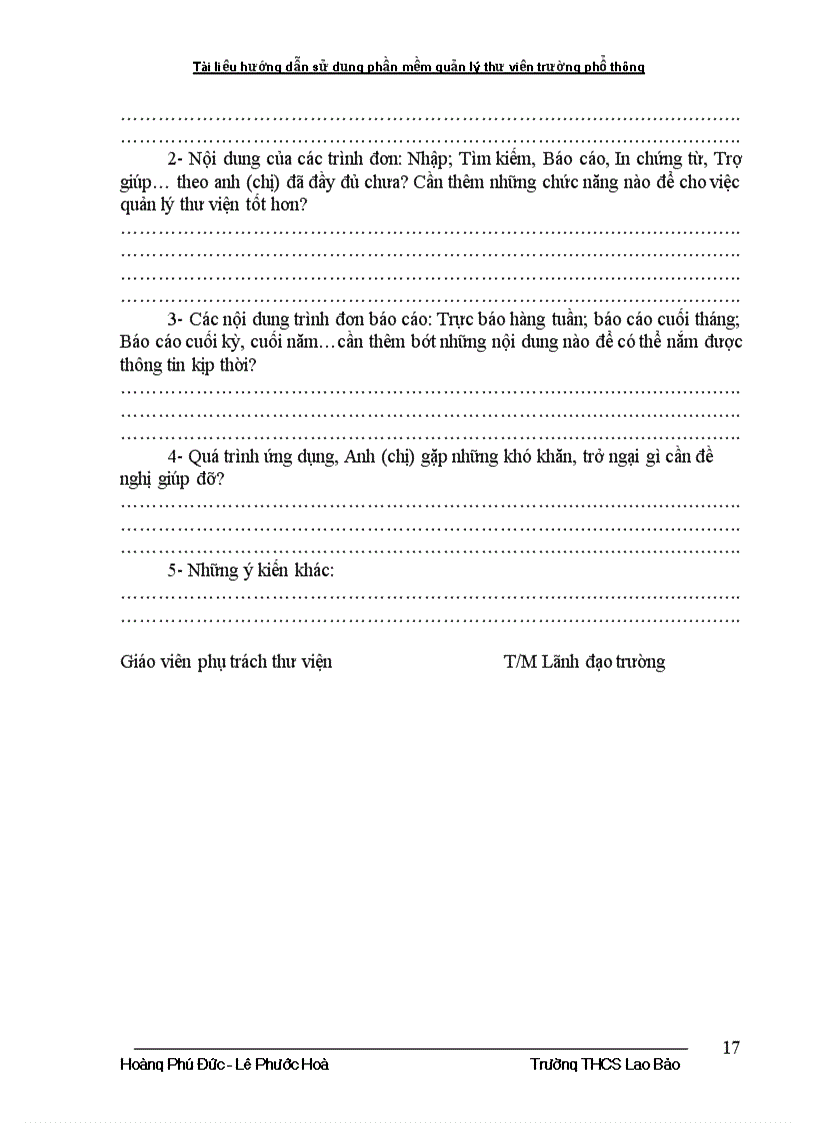 image for page Huong dan su dung phan mem QLTV