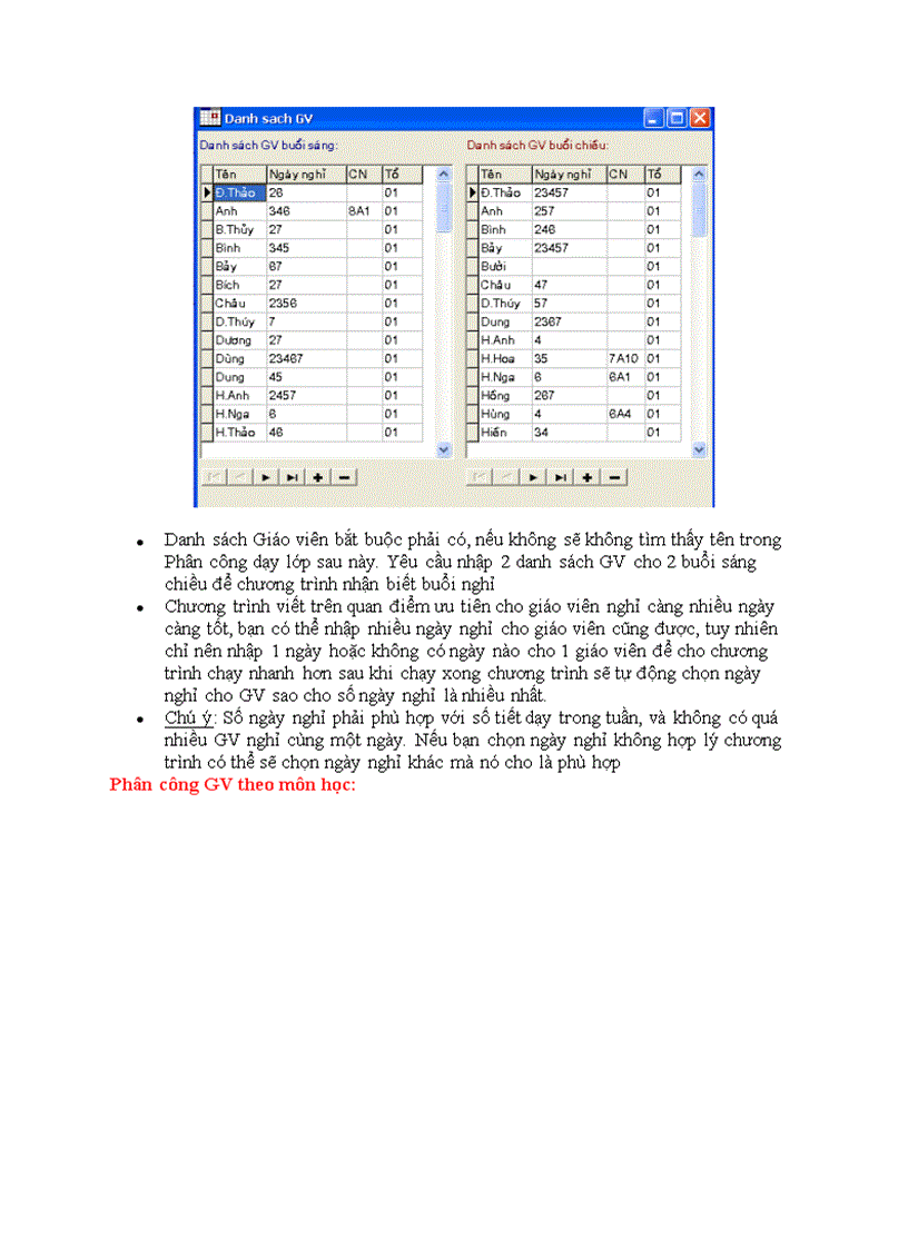 image for page Hướng dẫn sử dụng phần mềm sắp thời khóa biểu