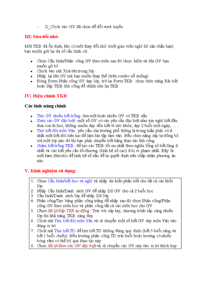 image for page Hướng dẫn sử dụng phần mềm sắp thời khóa biểu