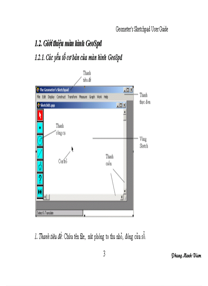image for page Hướng dẫn sử dụng phần mềm Sketchpad