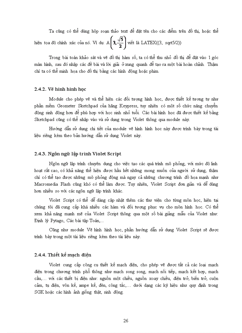 image for page Hướng dẫn sử dụng phần mềm Violet