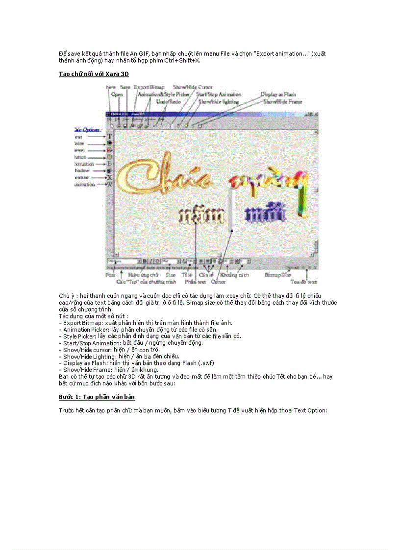 image for page Hướng dẫn sử dụng phần mềm xara 3d