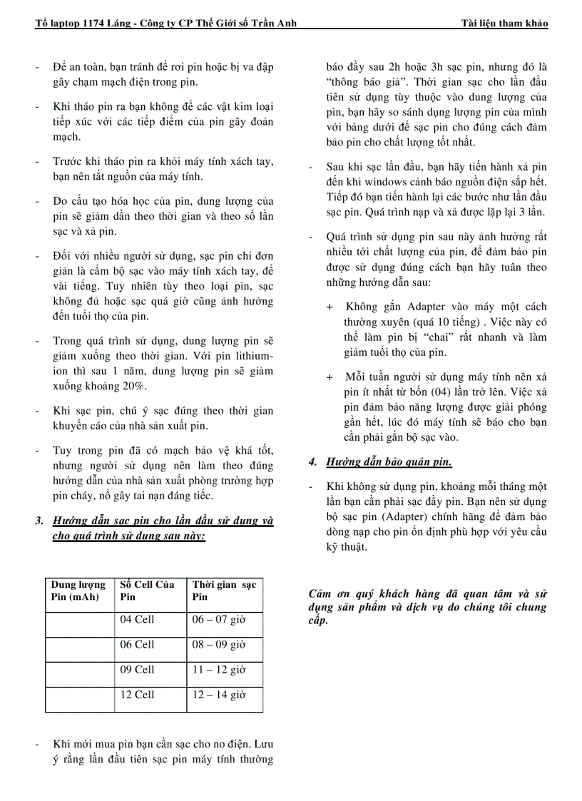 image for page Huong Dan Su Dung Pin Lithium pdf