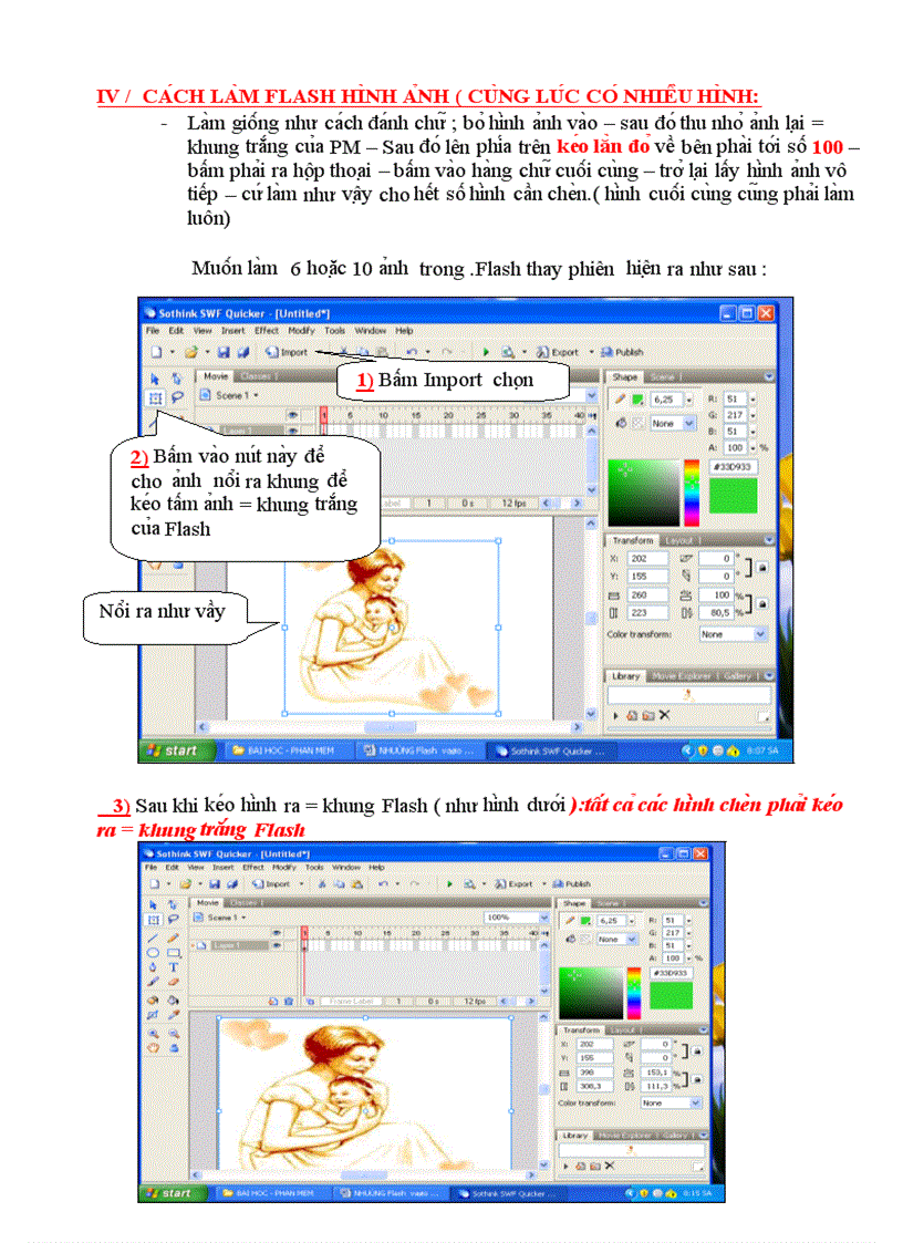 image for page Huong dan su dung PM Flash Sothink SWF Quicker 30