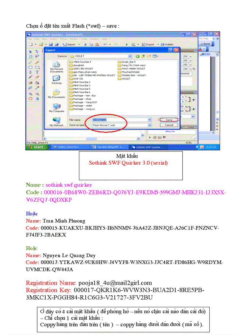 image for page Huong dan su dung PM Flash Sothink SWF Quicker 30
