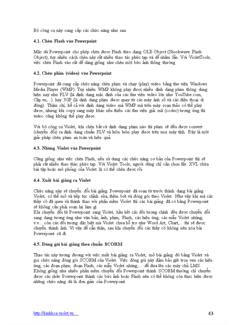 image for page Hướng dẫn sử dụng PM Violet