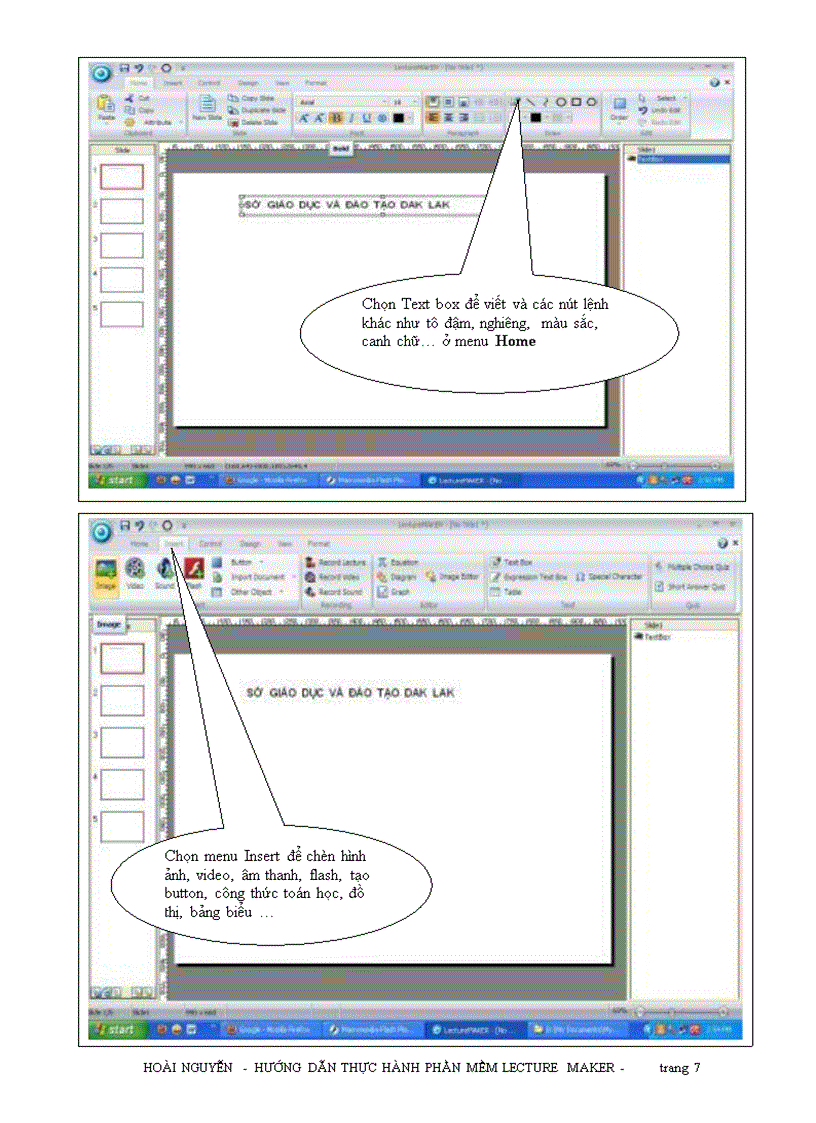 image for page Hướng dẫn sử dụng PM Lecture Maker