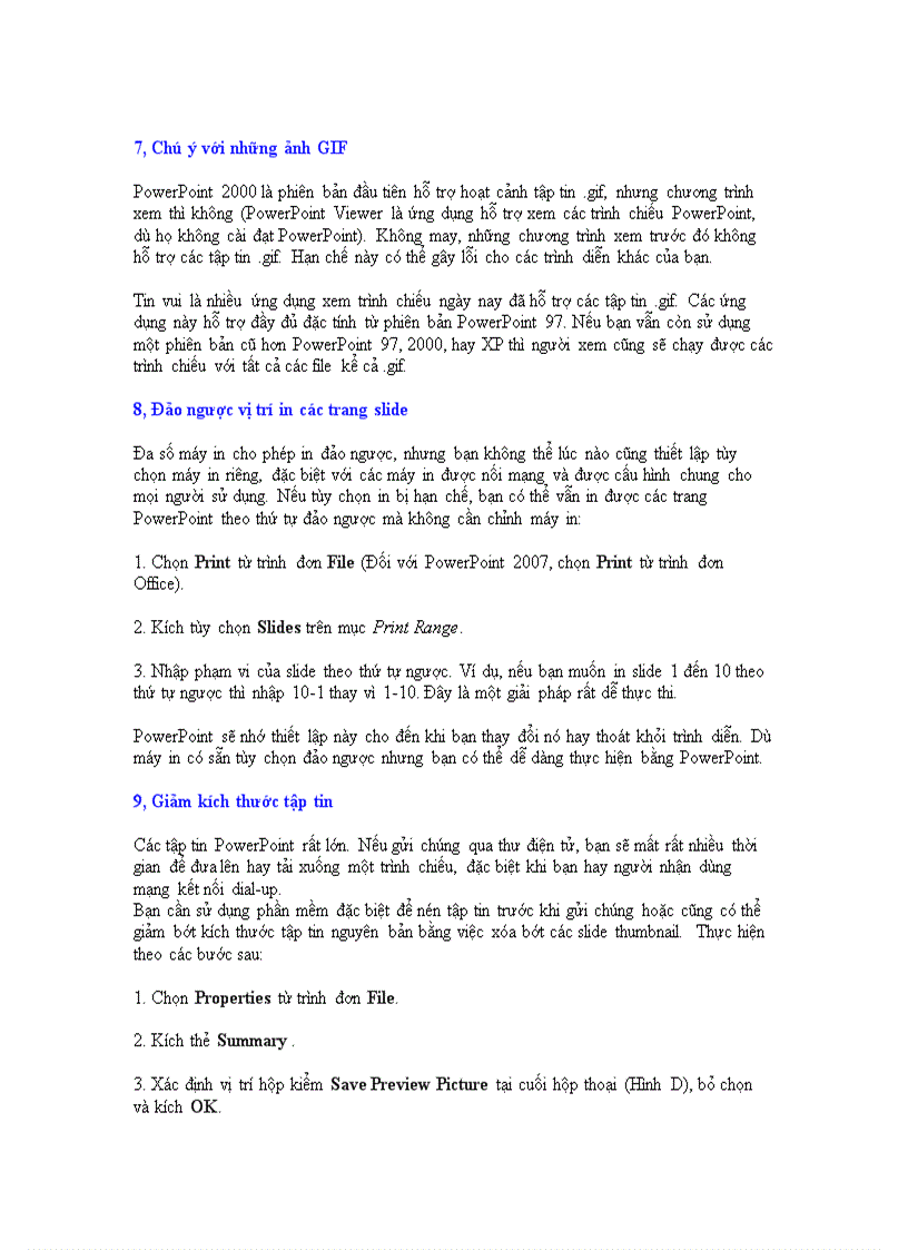 image for page Hướng dẫn sử dụng Power point từ A đến Z