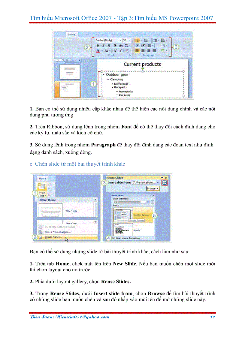 image for page Hướng dẫn sử dụng powerpoint 2007