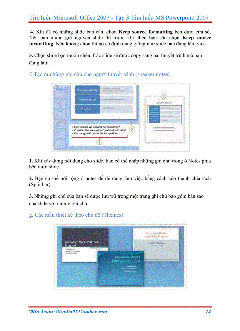 image for page Hướng dẫn sử dụng powerpoint 2007