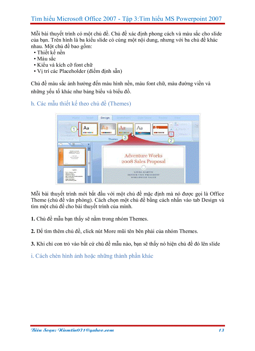 image for page Hướng dẫn sử dụng powerpoint 2007