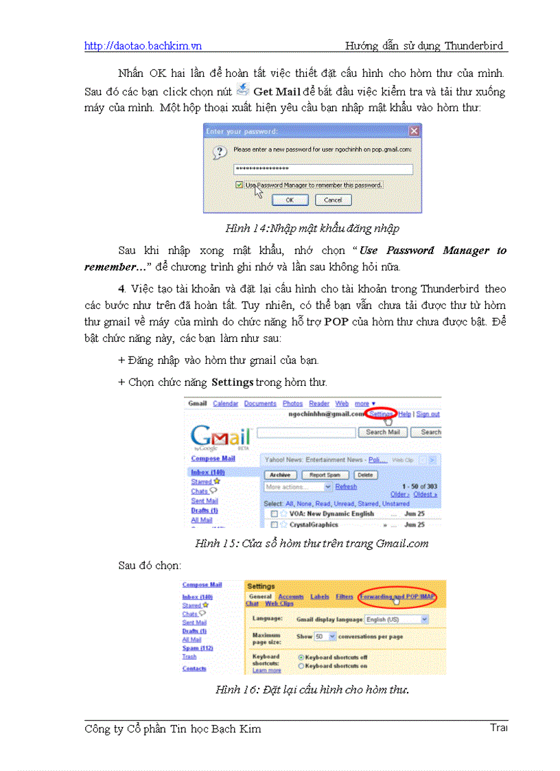 image for page Hướng dẫn sử dụng Thunderbird