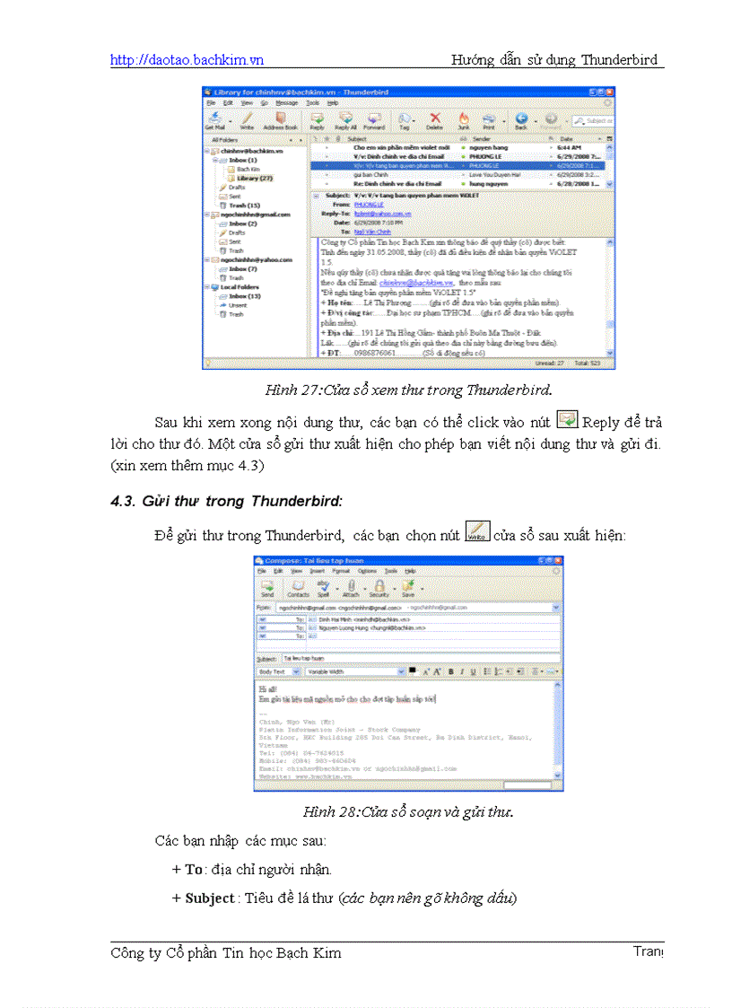 image for page Hướng dẫn sử dụng Thunderbird