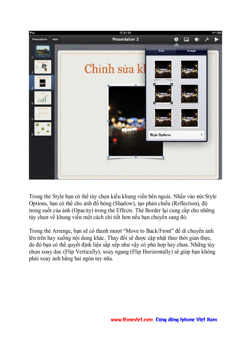 image for page Hướng dẫn sử dụng ứng dụng văn phòng trong IPAD