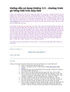 Hướng dẫn sử dụng UniKey 3