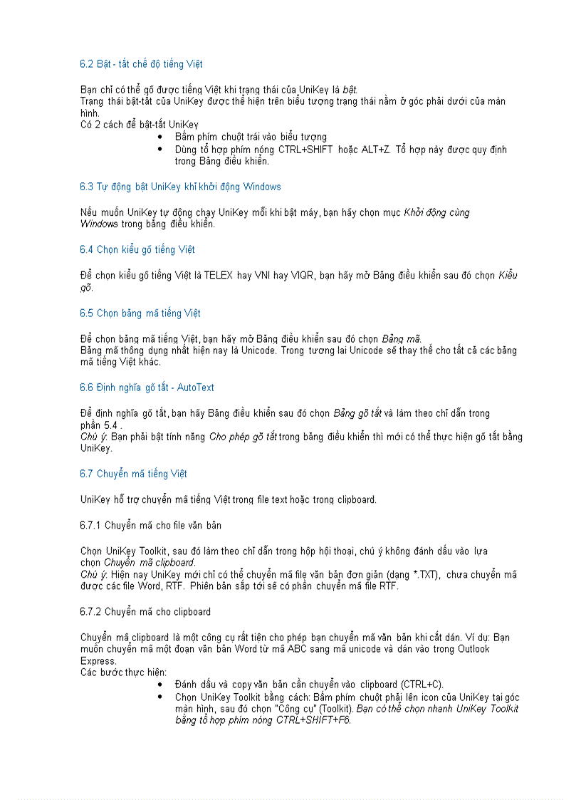 image for page Hướng dẫn sử dụng UniKey 3