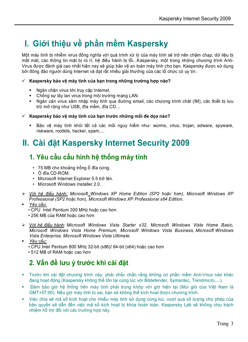 image for page Hướng Dãn Sử Dụng và Cai Dặt Kis 2009